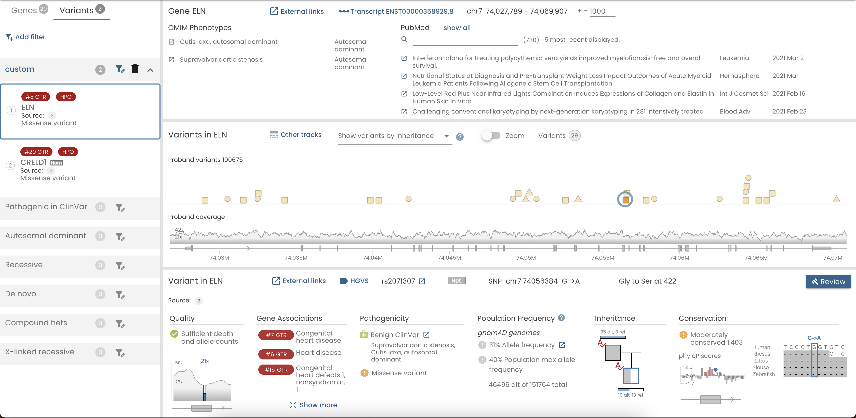 Where are REVEL scores · Issue #722 · iobio/gene.iobio · GitHub