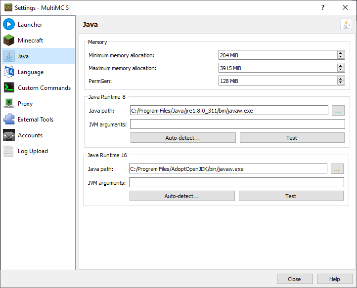 Multiple Java version without changing instance by instance. · Issue ...