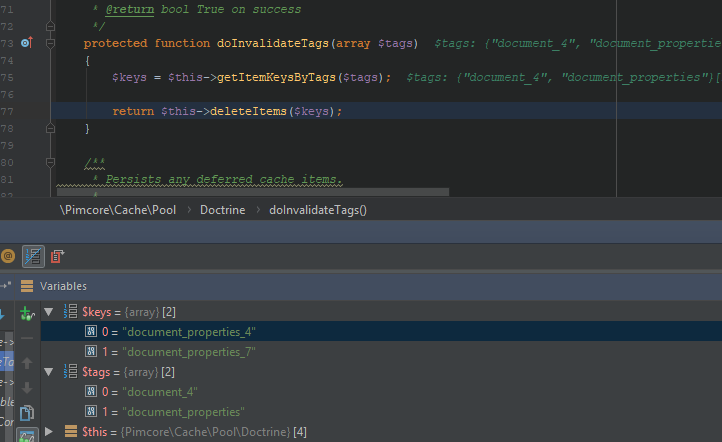 CachePool - Doctrine - Tag Mismatch causes "random" removed cache ...