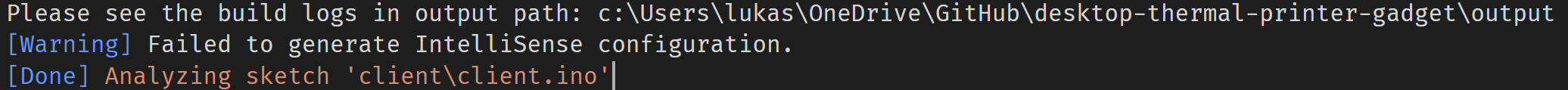 Warning Failed To Generate IntelliSense Configuration Microsoft Warning Failed To Generate IntelliSense Configuration Microsoft