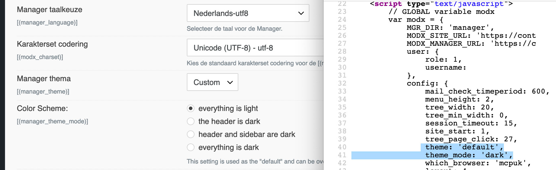 2.0 New install - custom manager theme doesn't show · Issue #1256 ...