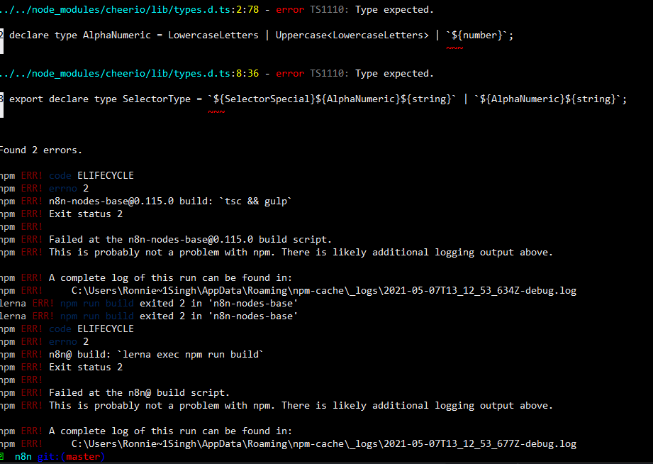 Type error on build of nodes-base · Issue #1754 · n8n-io/n8n · GitHub