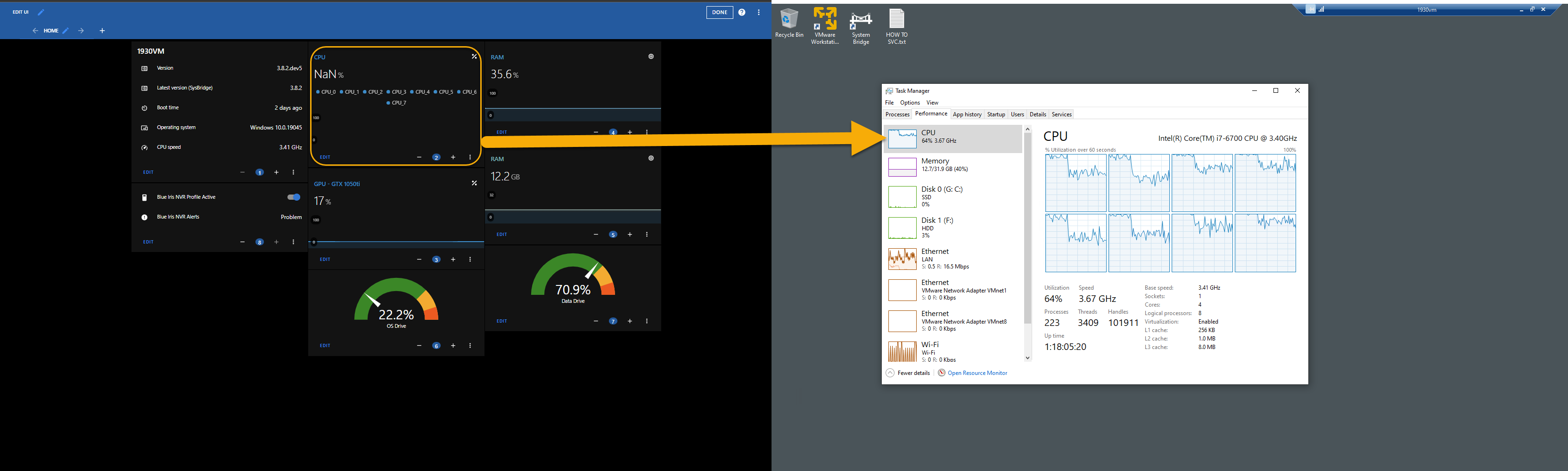 System Bridge not showing all values · Issue 101506 · homeassistant