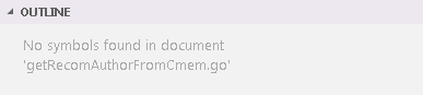 golang outline no symbols found · Issue #2594 · microsoft/vscode-go ...