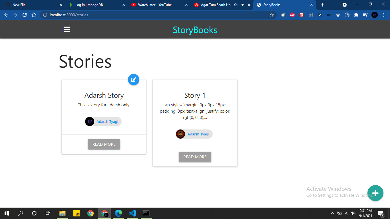 GitHub - adarsh-tyagi/StoryBooks