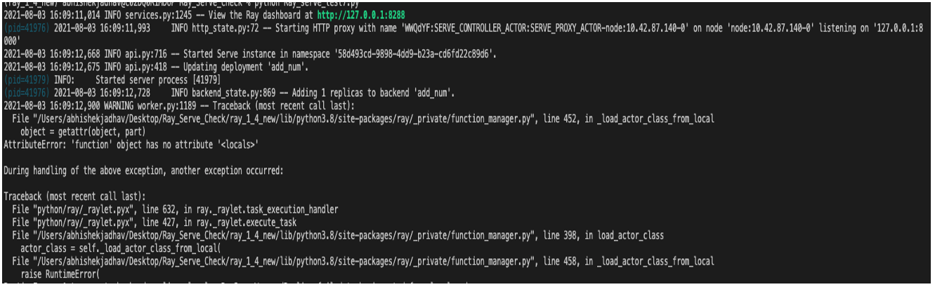 Issue in integrating Ray Serve with Ray's Cross language programming ...