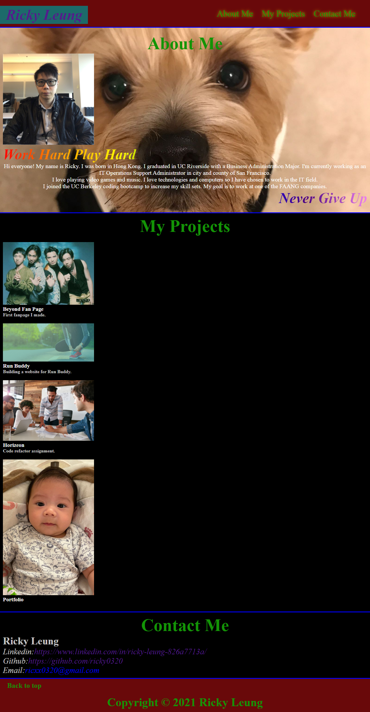 GitHub - ricky0320/my-portfolio