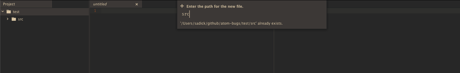 File replacement does not work against directories · Issue #4885 · atom ...