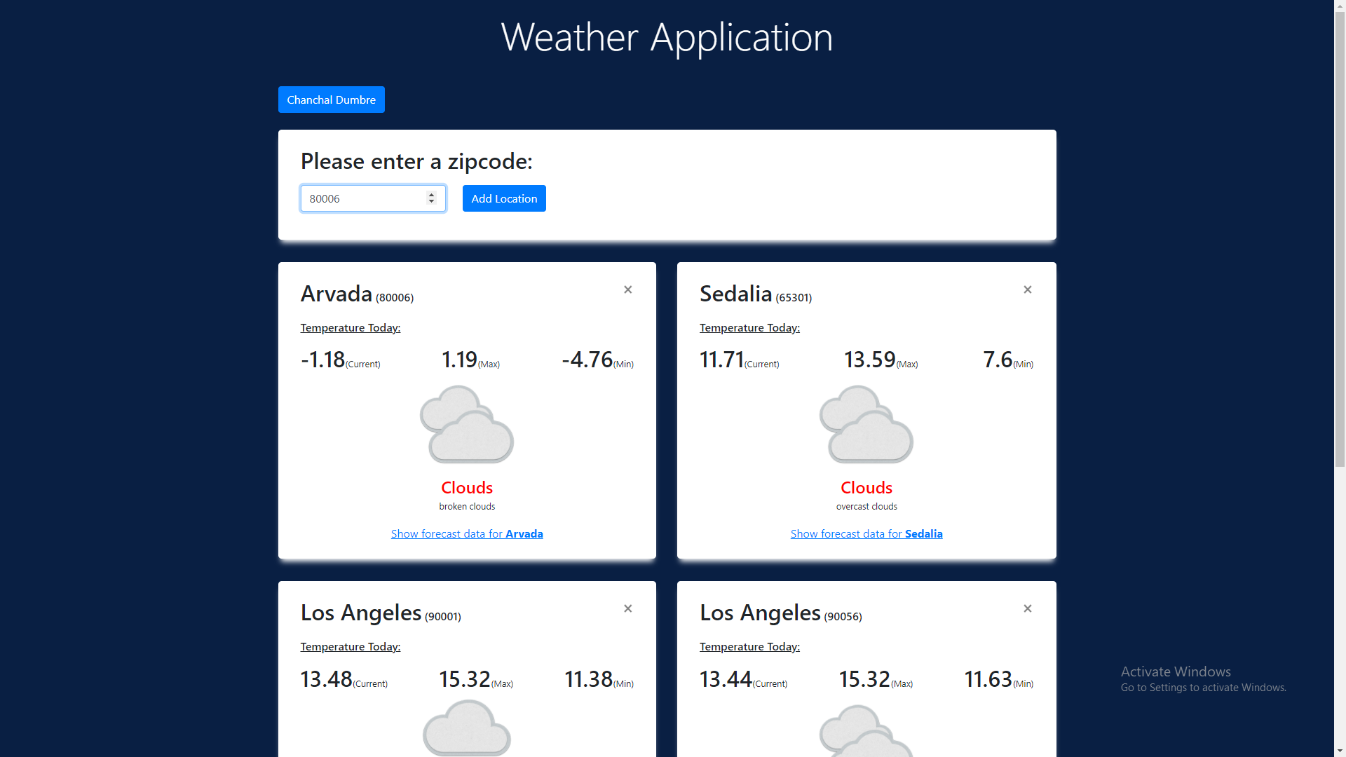 GitHub - chanchalbahirat007/WeatherApp: Angular Training Weather App
