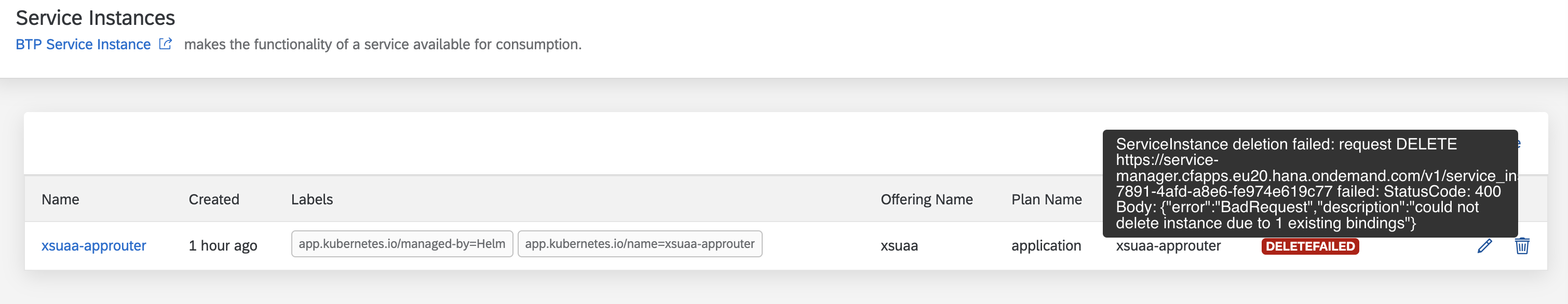 How to make a helm chart deployment know to undeploy the temp secret