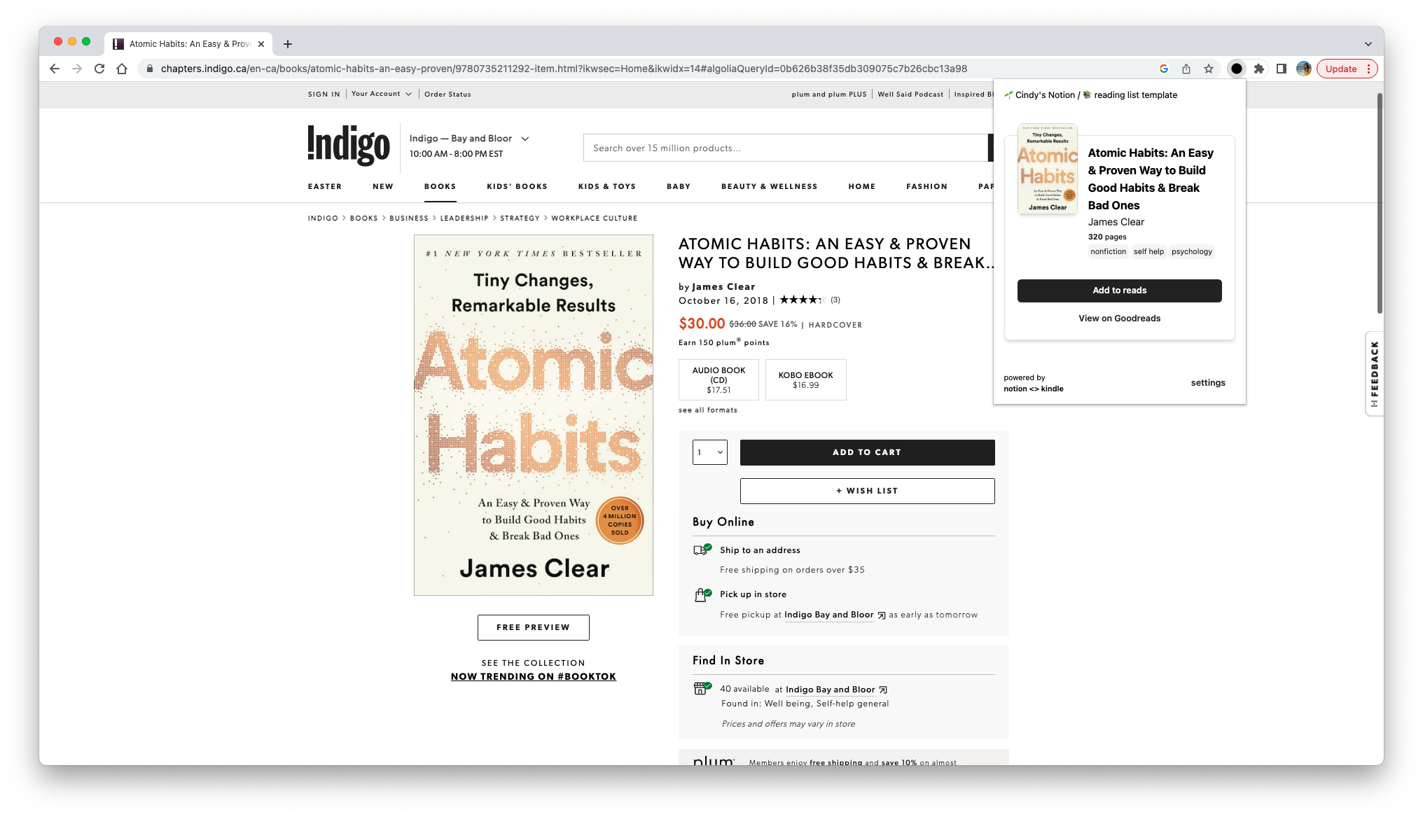 GitHub cindyhalim/notionreadschromeextension add books you
