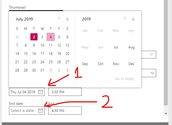 Set a date without `allowTextInput` and `parseDateFromString` · Issue ...
