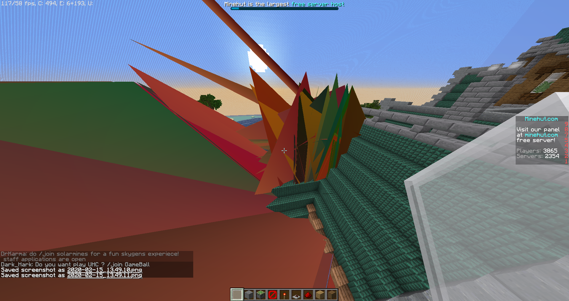 Weird when I place a pane glass · Issue #3340 · sp614x/optifine · GitHub