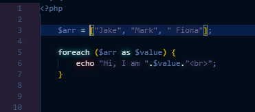 PHP autoformat make lines after the