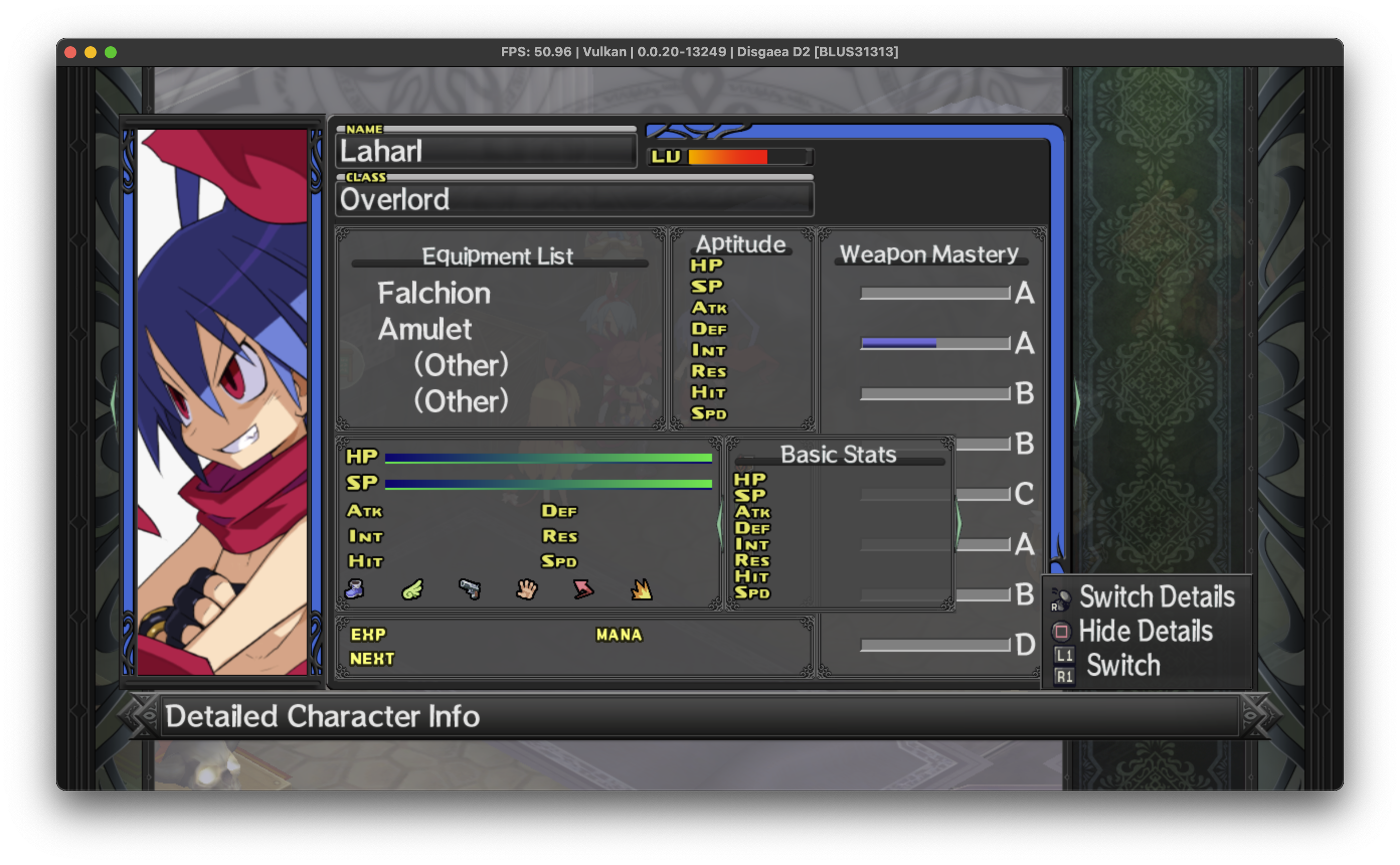 Disgaea Stat Menu Disgaea D2 not displaying texts within menus on Mac M1 · Issue #11487 ...