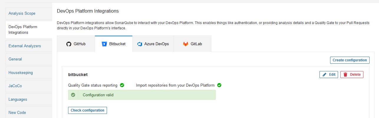 [Bitbucket] DevOps Platform Integration check failing · Issue #591 ...