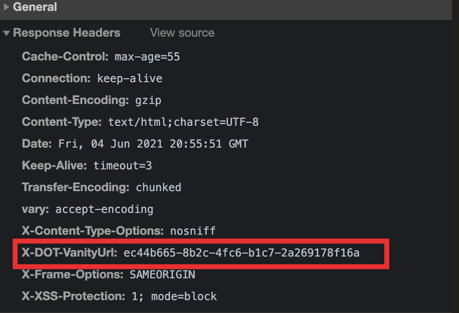 Add a header if there is a matching vanity url · Issue #20416 · dotCMS ...