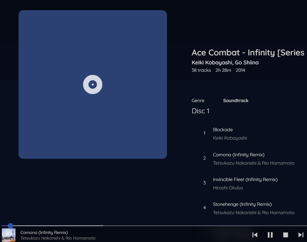 [Issue] Album cover image in library view is missing for multi discs albums · Issue 8396
