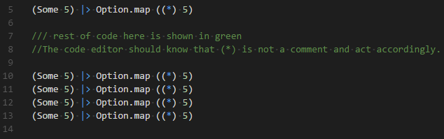 F# syntax highlighting issue with (*) · Issue #688 · microsoft/monaco ...