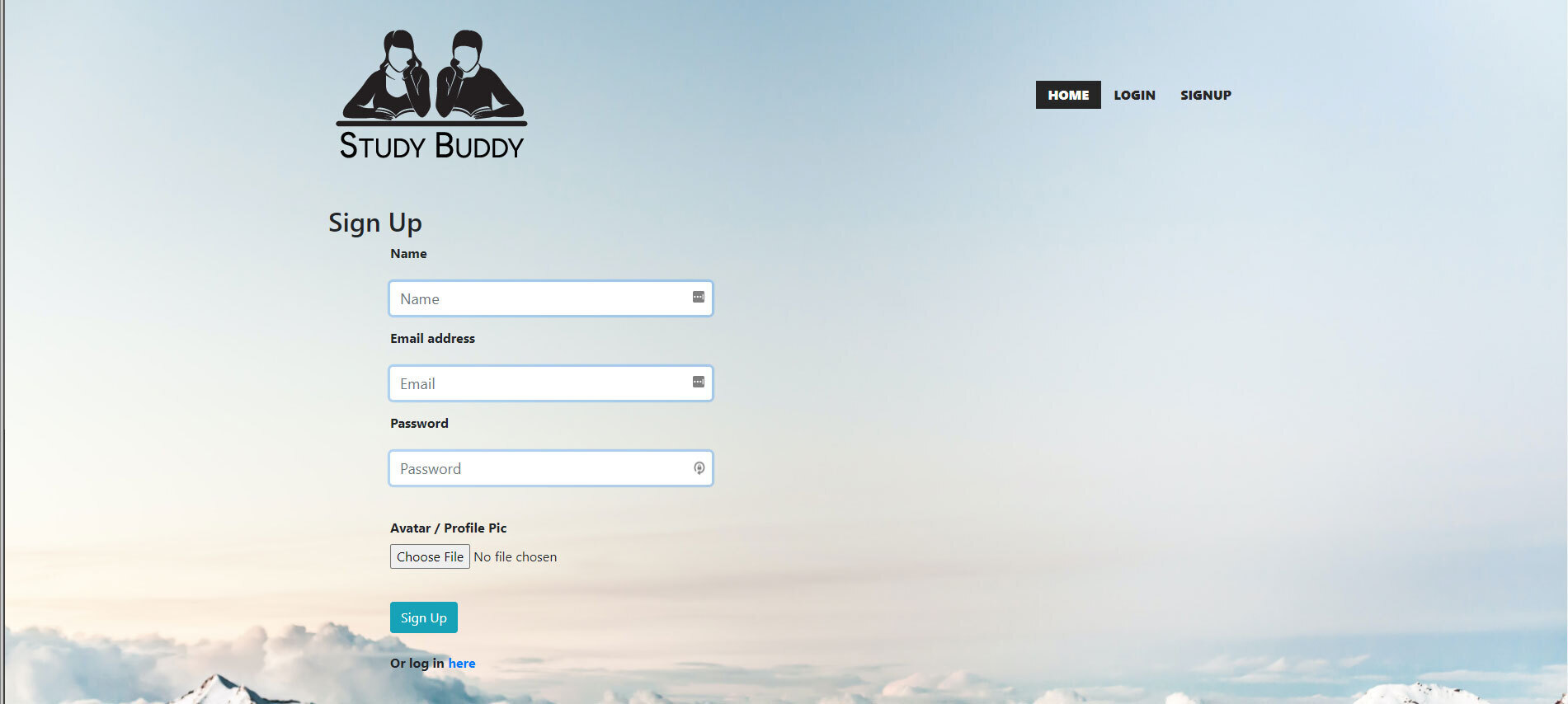 signup