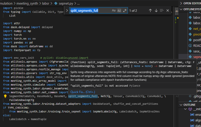 PyLance false positive on unused imports · Issue #1209 · microsoft ...