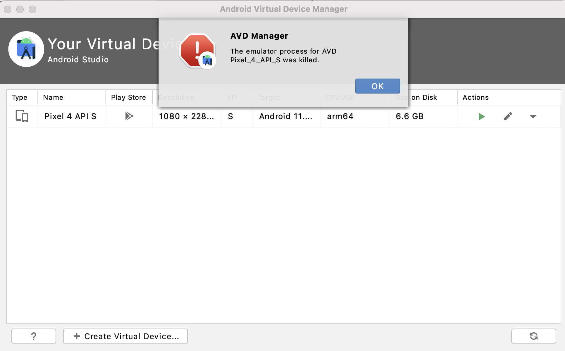 download android studio for m1