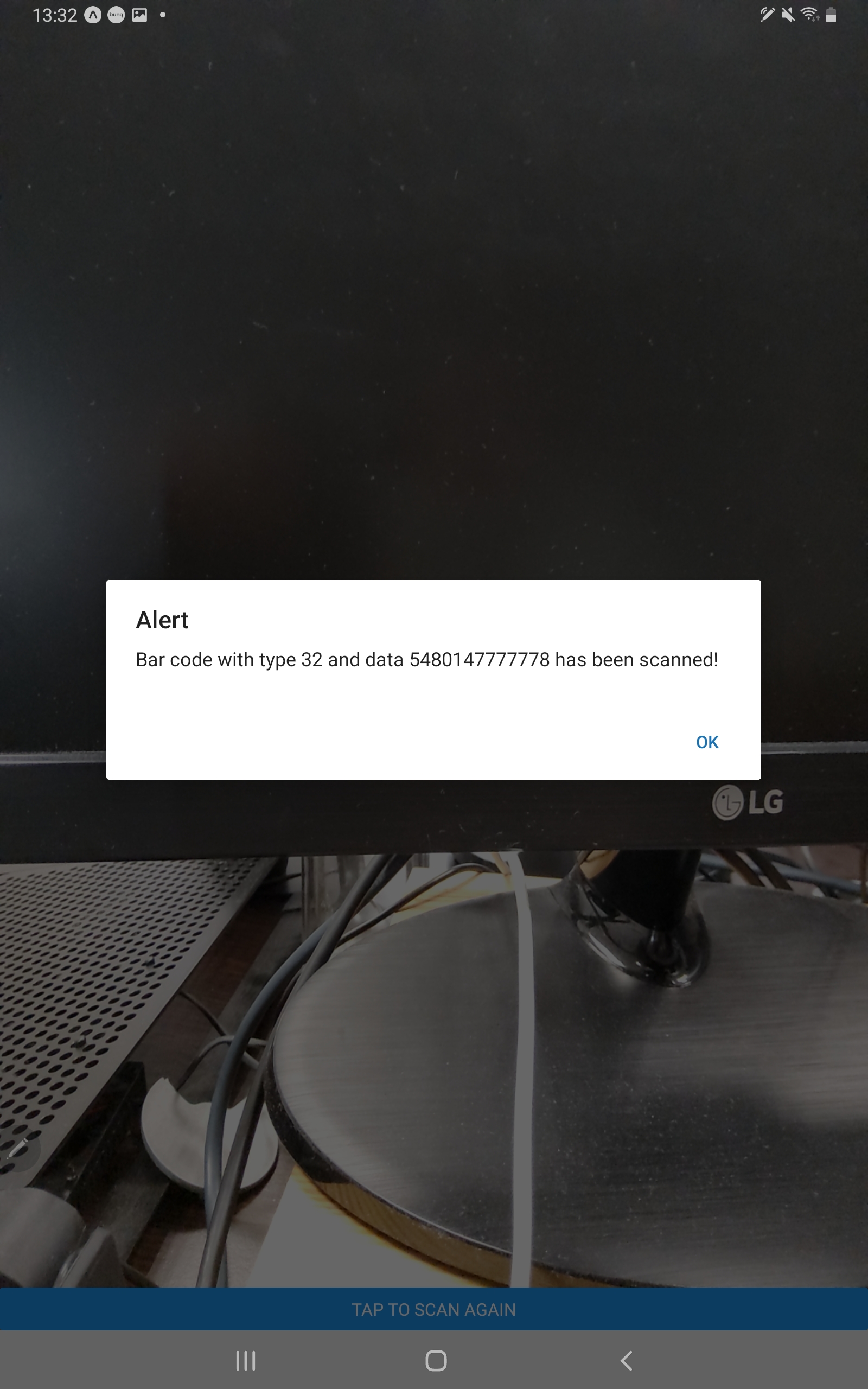 barCodeScanner detects barcode when there's nothing to scan · Issue