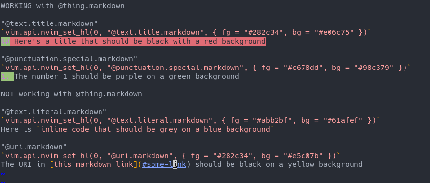 Scoped highlight groups not working for some filetypes · Issue #3629 ...