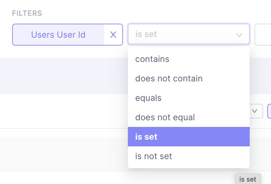 Boolean filters/operators and output in the Playground · Issue 2582