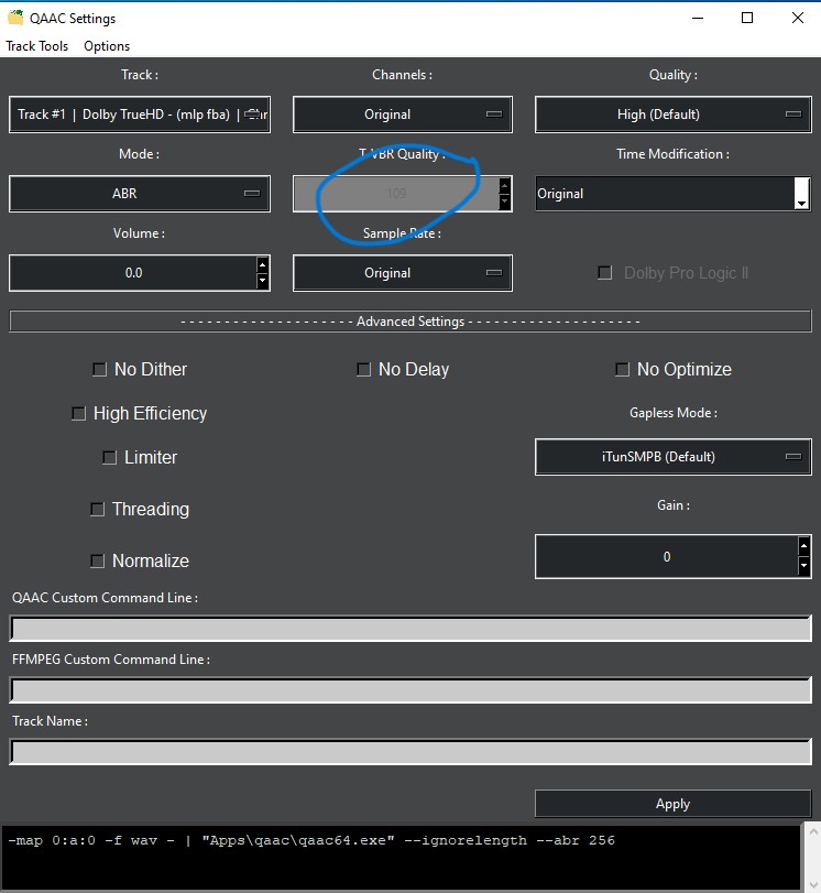 QAAC Bitrate lost · Issue 47 · jlw4049/FFMPEGAudioEncoder · GitHub