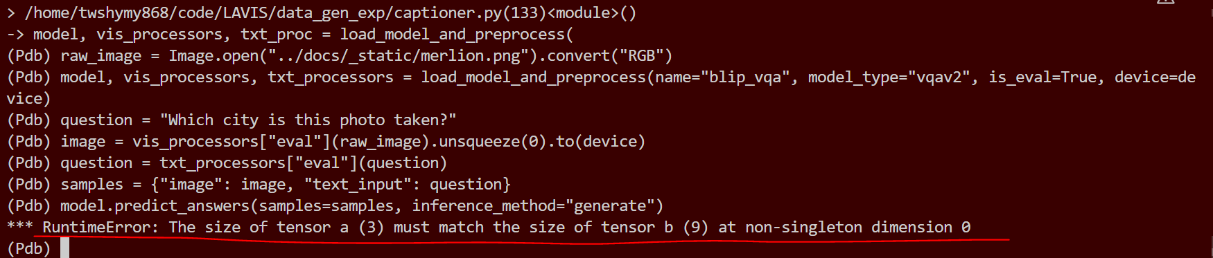 blip_vqa.ipynb demo have shape error during runtime · Issue #222 ...