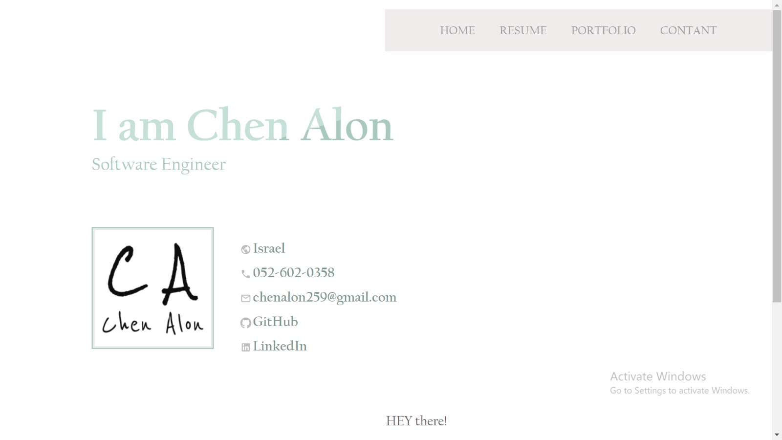 GitHub - chen-alon/portfolio: This is the source code for my personal site