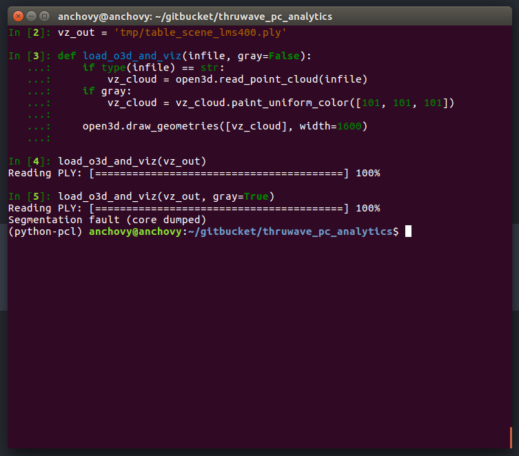 point.paint_uniform_color causes Segmentation fault and ipython crash