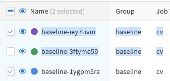 [App]: Shift+click to select a range of runs · Issue #4174 · wandb ...