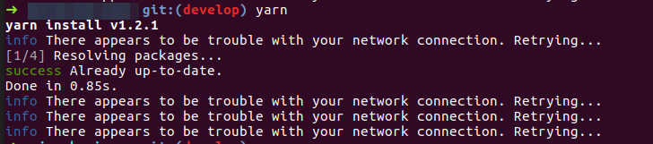 strange latency with yarn install · Issue #4718 · yarnpkg/yarn · GitHub
