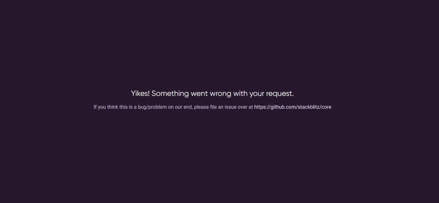 Unable to login using github account. · Issue #1414 · stackblitz/core ...
