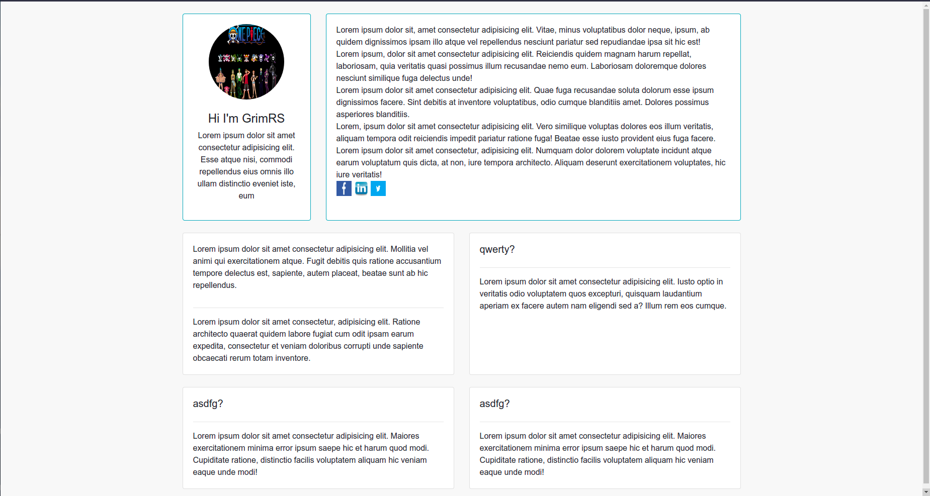 GitHub - Grimreaper9595/Simple-Portfolio-layout: Basic Portfolio layout ...