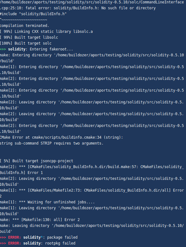 Build fails on Alpine Linux · Issue #7054 · ethereum/solidity · GitHub