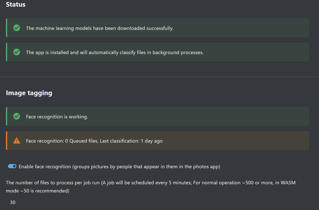 Face recognition queue is empty, but not all images have been scanned