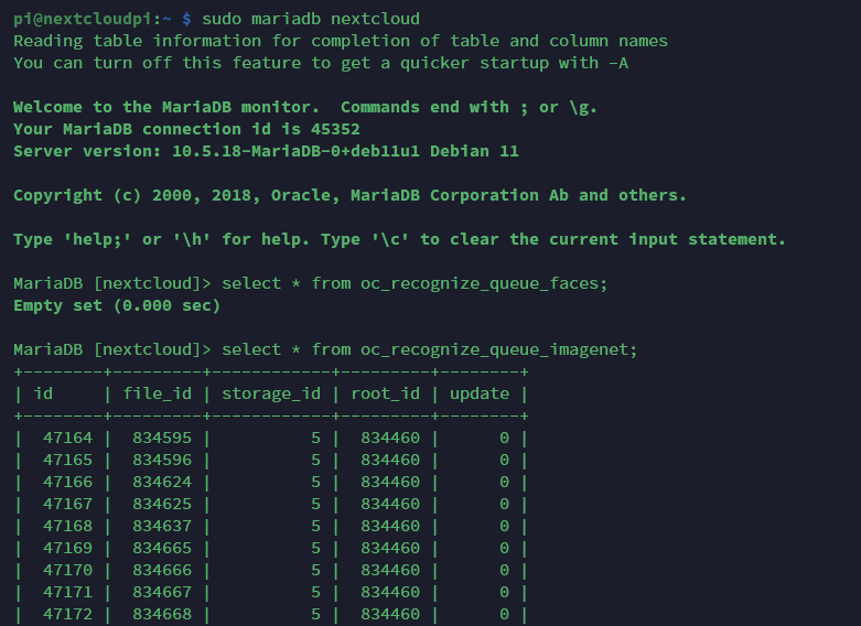 Face recognition queue is empty, but not all images have been scanned