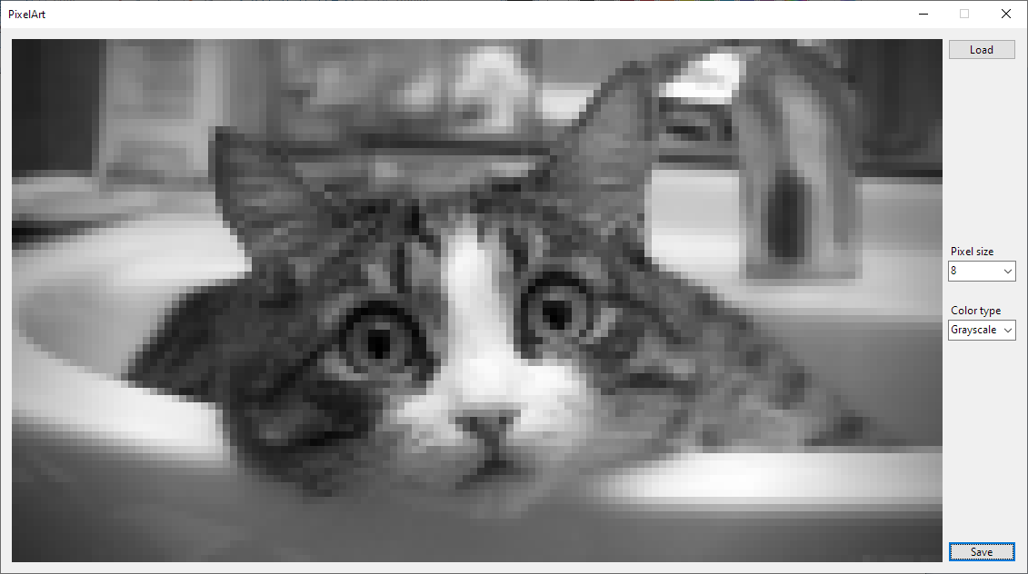 GitHub - dmtrnv/pixel-art: Pixelize an image. · GitHub