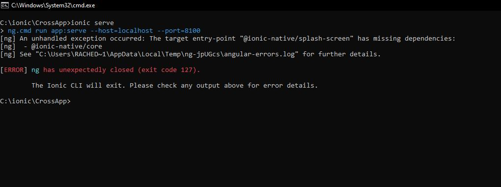 Why does not ionic serve run? · Issue #1 · rached64/GestionPort · GitHub