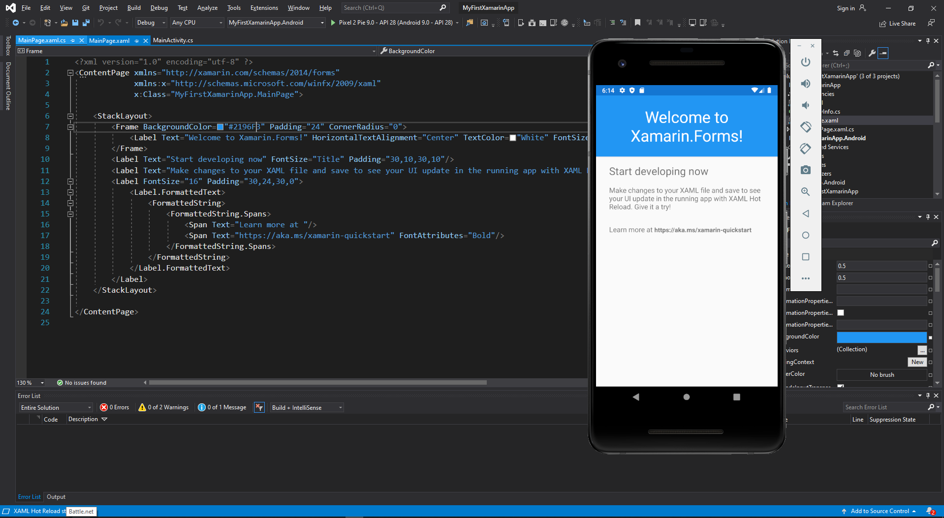 GitHub - DemetrioQ/MyFirstXamarinApp