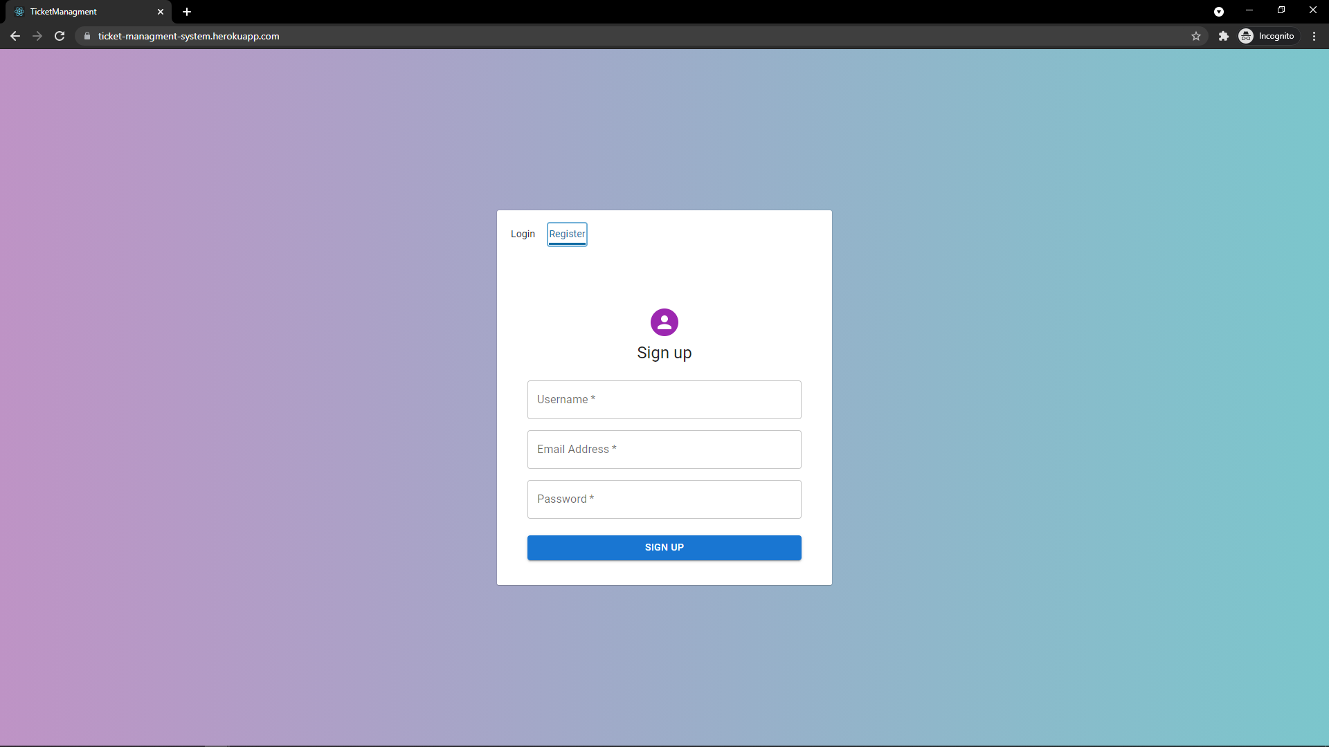 GitHub - DemetrioQ/ticket-managment-system: Ticket managment system ...