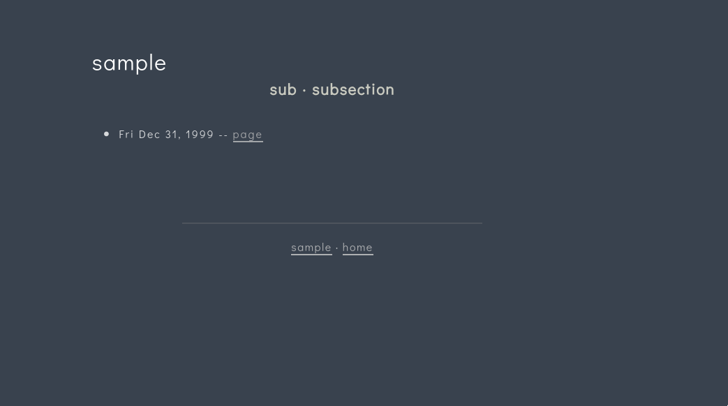 No support for subsections · Issue #3 · janbaudisch/zola-sam · GitHub