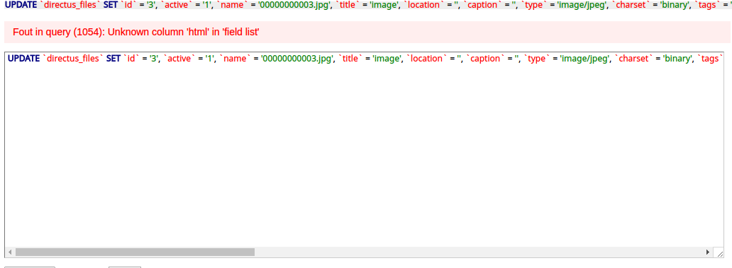 directus_files table incomplete after installation · Issue #1715 ...