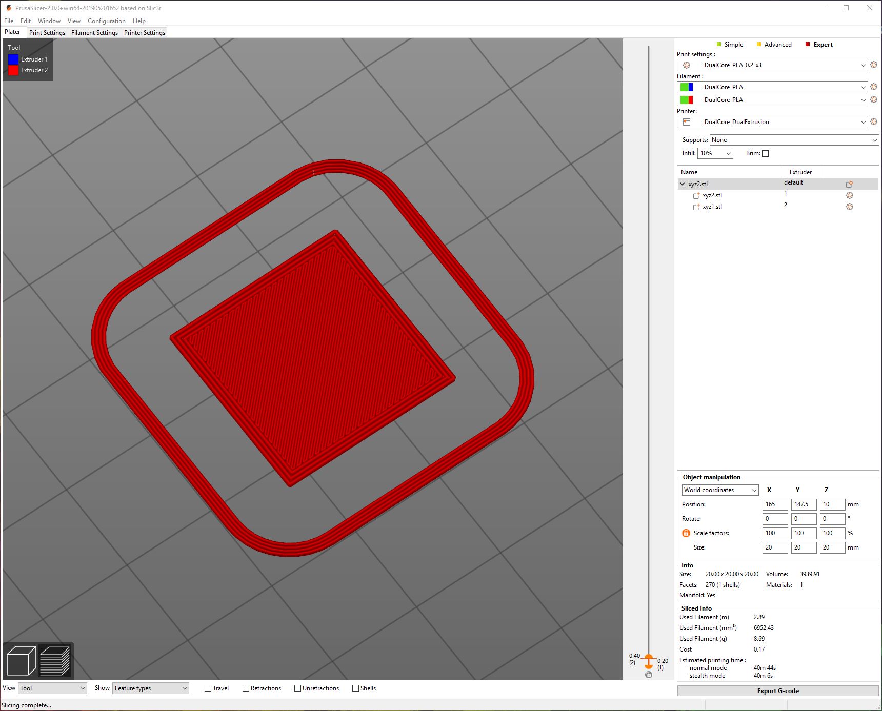 [FEATURE REQUEST] Print the first layer skirt with every extruder ...