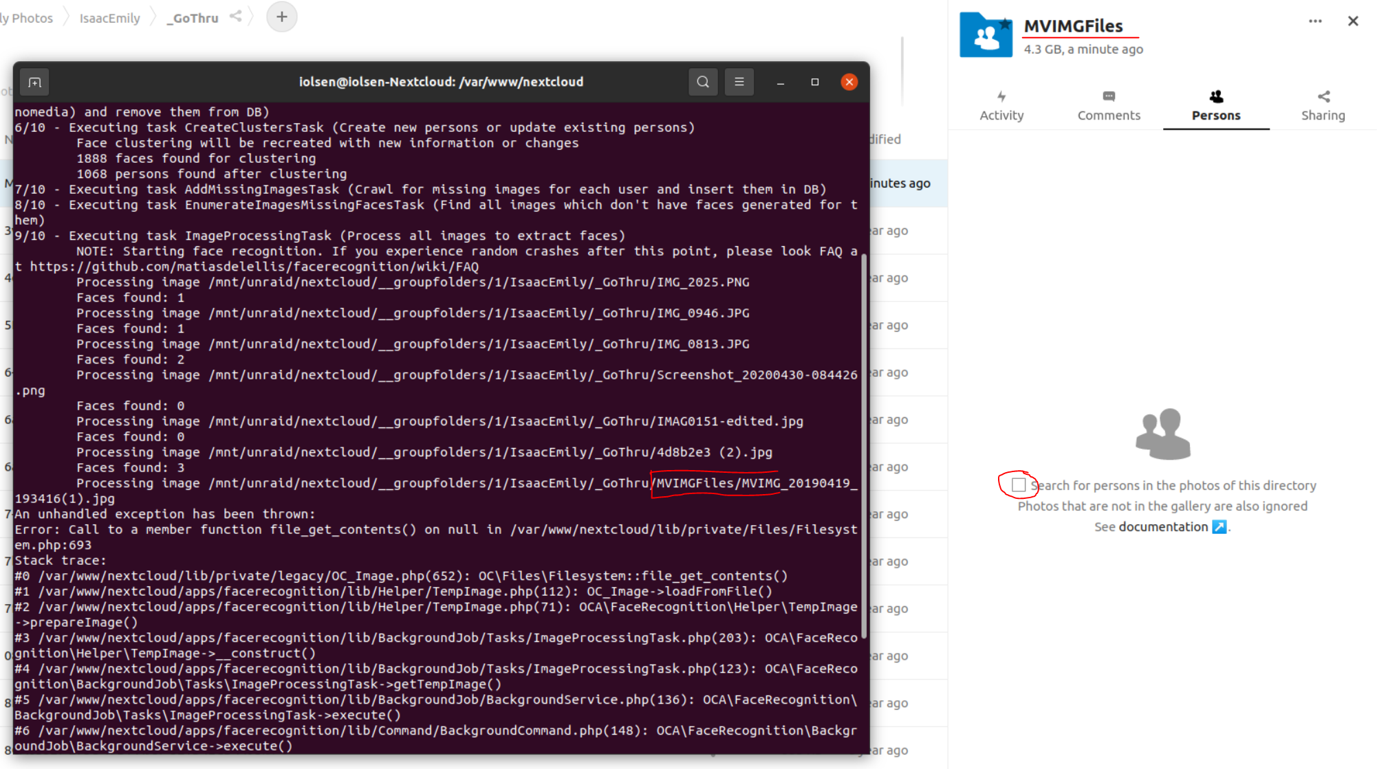 Error: Call to a member function file_get_contents() on null