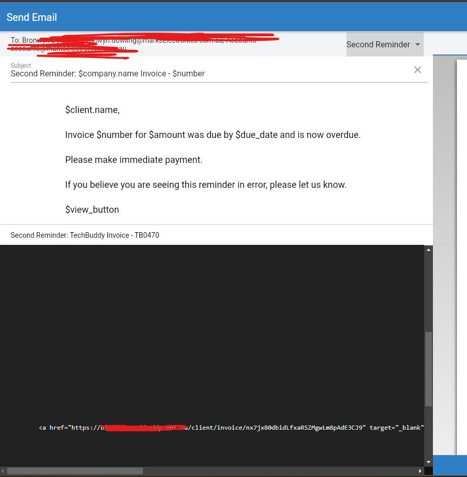 Email templates broken after updating to v5.5.71 · Issue #8298 ...