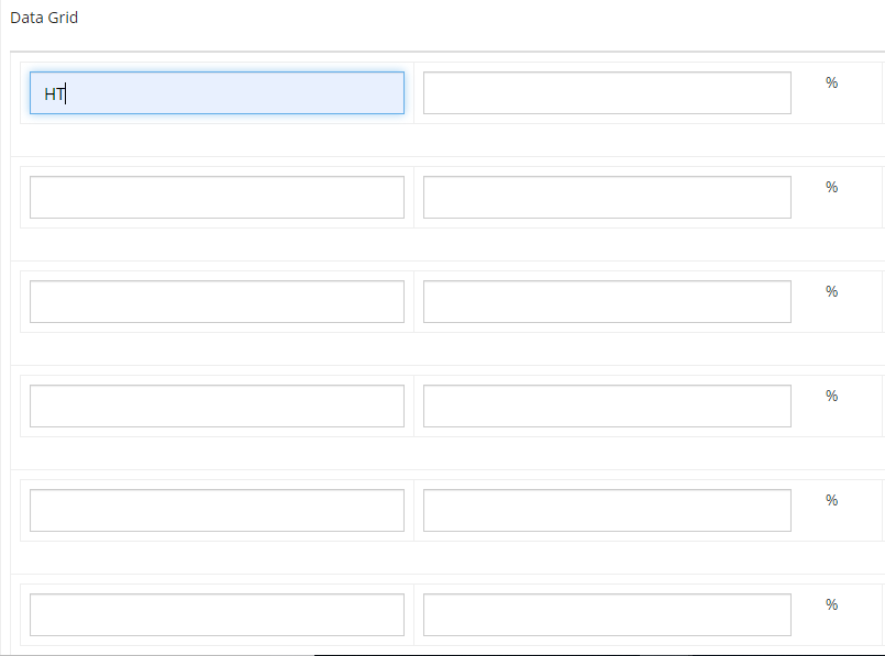 Not able to apply conditions for differnet rows in datagrid · Issue ...